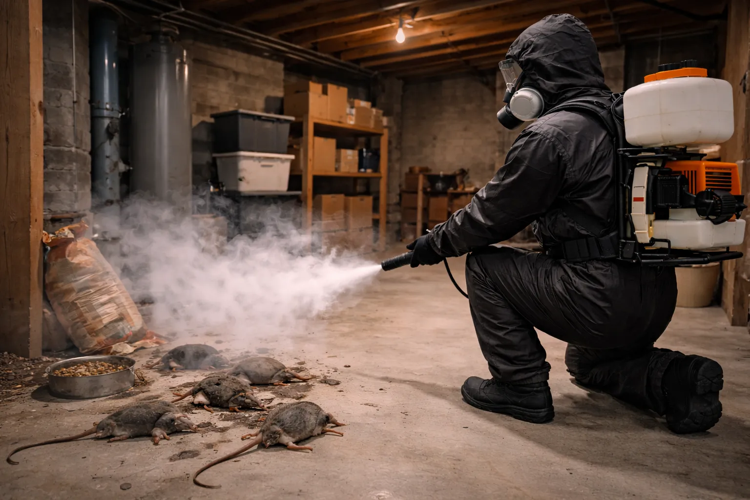 Уничтожение крыс качественно